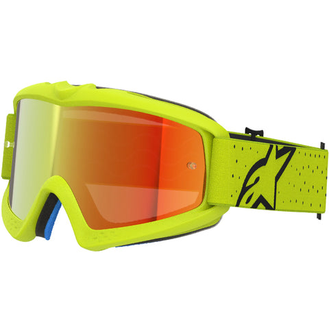 Alpinestars Vision Youth Vesta Goggles Yellow Fluo Black Red Mirror Lens
