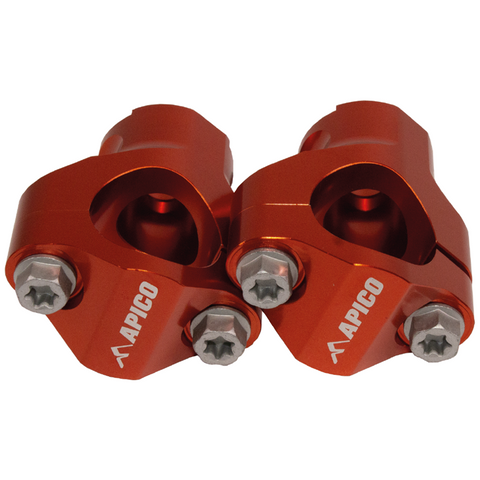 Apico KTM Handlebar Mount Kit 28.6mm Orange