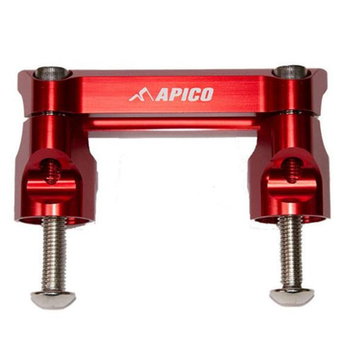 Apico Husqvarna Handlebar Mount Kit 28.6mm Red