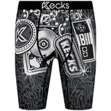 Kecks Mens Printed Boxer Shorts Hussle & Flow