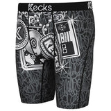 Kecks Mens Printed Boxer Shorts Hussle & Flow