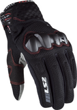 LS2 Chaki Mens Gloves Black  - Motorcycle Gloves