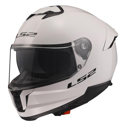 LS2 FF808 Stream II Gloss White Motorcycle Helmet