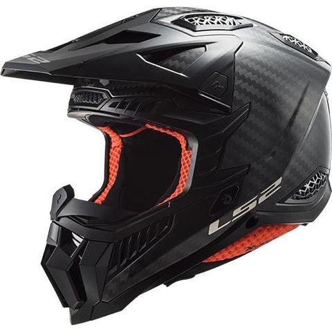 LS2 MX703 Carbon X-Force Gloss Carbon Motorcycle Helmet