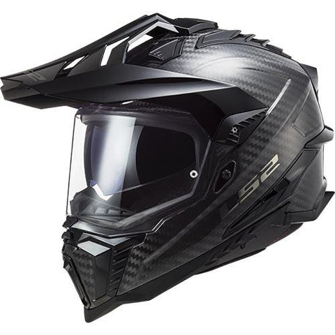 LS2 MX701 Carbon Explorer Gloss Carbon Motorcycle Helmet