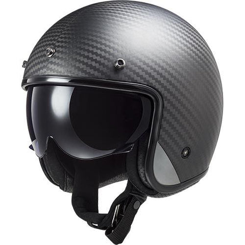 LS2 OF601 Bob II Carbon Motorcycle Helmet