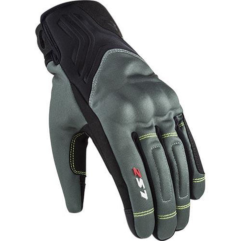 LS2 Jet 2 Mens Gloves Grey- Motorcycle Gloves