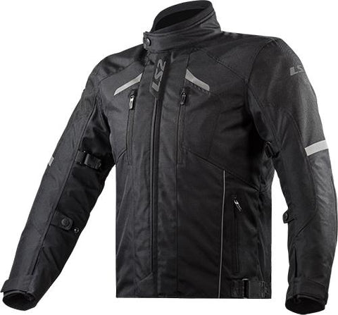 LS2 Serra Evo Mens Black Motorcycle Jacket