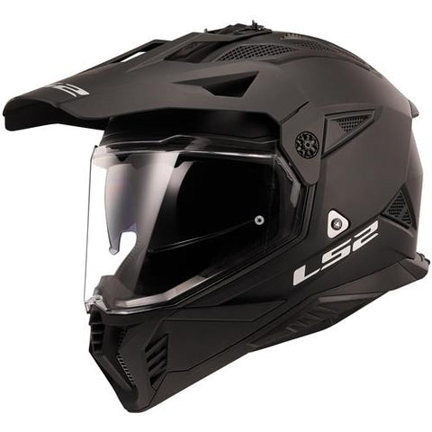 LS2 MX702 Pioneer II Matt Black Motorcycle Helmet