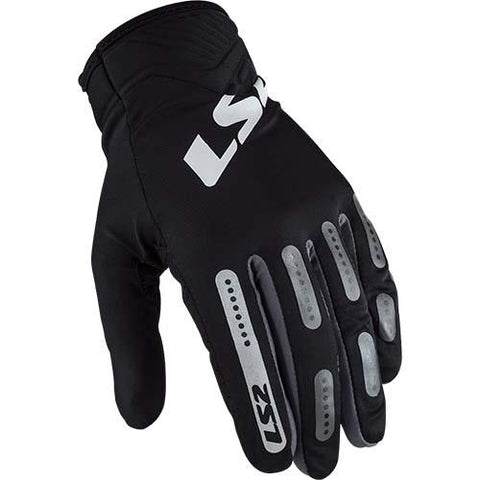 LS2 Bend Mens Gloves Black Grey - Motorcycle Gloves