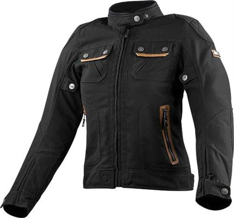 LS2 Bullet Ladies Jacket Black  Ladies Motorcycle Jacket