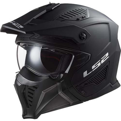 LS2 OF606 Drifter Solid Matt Black Motorcycle Helmet