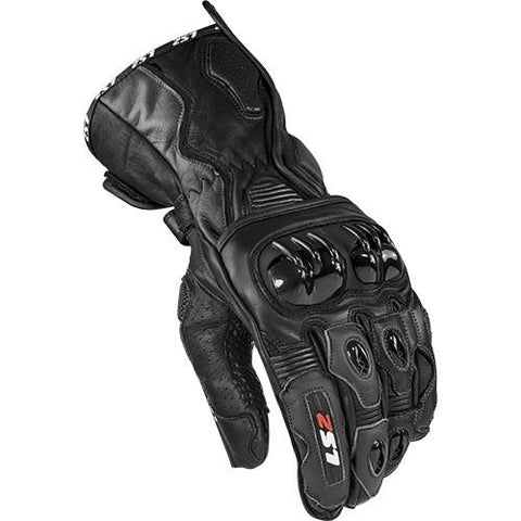 LS2 Swift Racing Gloves Black - Motorcycle Gloves