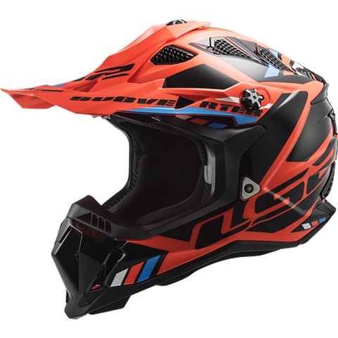 LS2 MX700 Subverter Stomp Fluo Orange Black Motorcycle Helmet