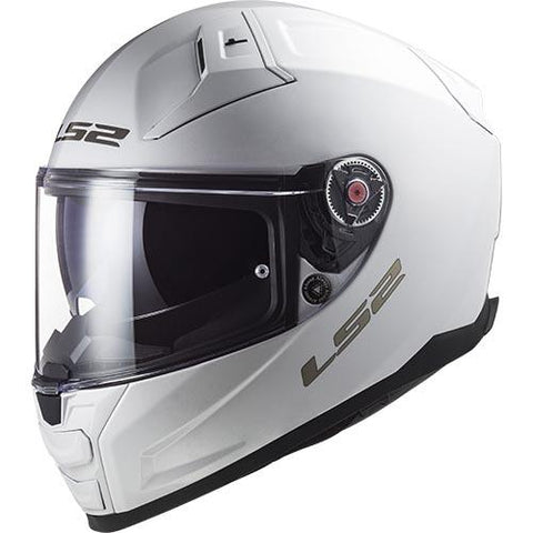 LS2 FF811 Vector II Solid White Motorcycle Helmet