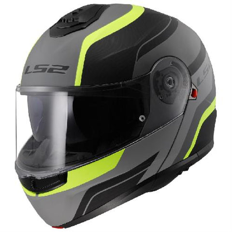 LS2 FF908 Strobe II Monza Matt Black Fluo Yellow Motorcycle Helmet