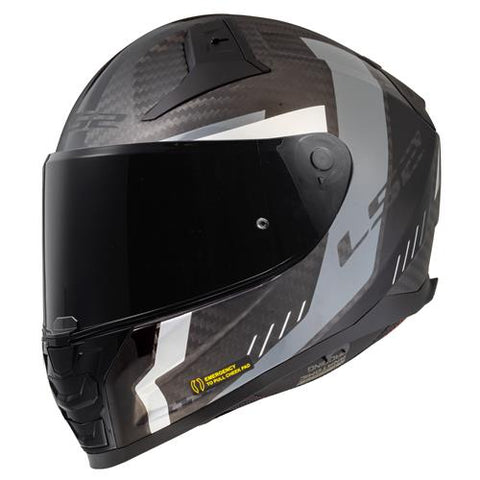 LS2 FF811 Vector II Carbon Grid Matt Black Grey Motorcycle Helmet