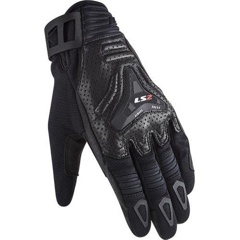 LS2 All Terrain Mens Gloves Black - Motorcycle Gloves