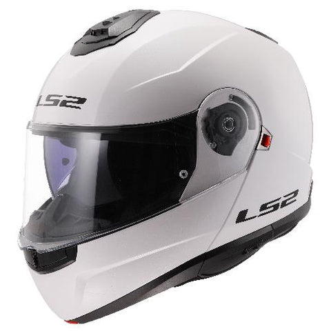 LS2 FF908 Strobe II Gloss White Motorcycle Helmet