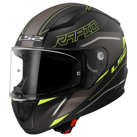 LS2 FF353 Rapid II Rokku Matt Black Motorcycle Helmet