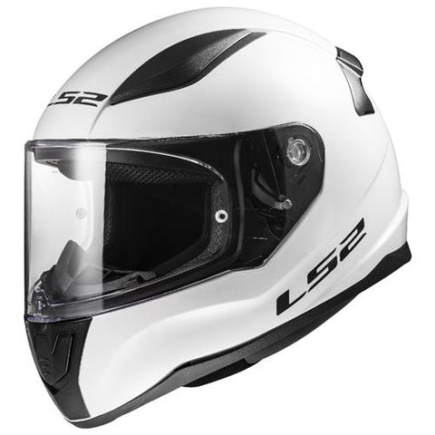 LS2 FF353 Rapid II Solid White Motorcycle Helmet