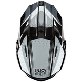 ONeal 1 Series Motocross Helmet V26 RC Black Grey