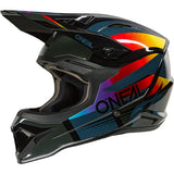 ONeal 1 Series Kids Motocross Helmet V26 RC Black Multi