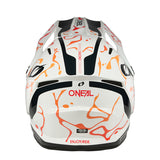 ONeal 1 Series Motocross Helmet V26 Splash White Orange