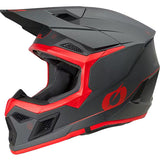 ONeal 3 Series Motocross Helmet E-Stroke Grey Red