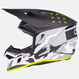 ONeal 3 Series Motocross Helmet Heat Black Grey