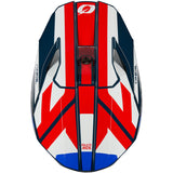 ONeal 3 Series Motocross Helmet V26 Blue White Red