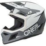 ONeal 3 Series Motocross Helmet V26 Solid White Black