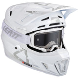 2025 Leatt 7.5 V25 White Helmet with 4.5 Goggle