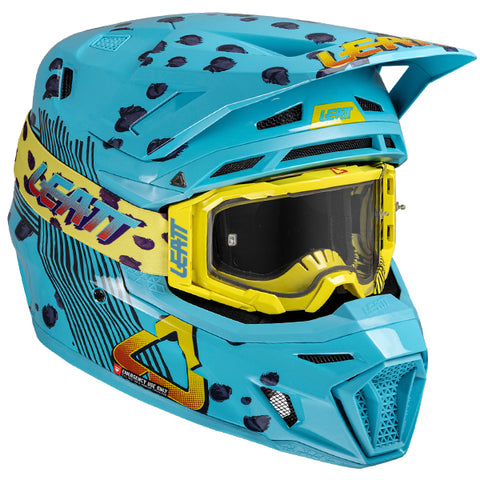 2025 Leatt 8.5 V25 Cheetah Helmet with 5.5 Goggle