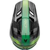 Thor Fleet Helmet - Gloss Black Green