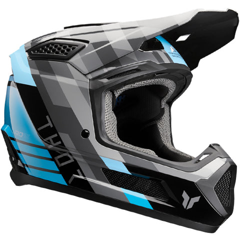Thor Fleet Helmet - Gloss Black Teal