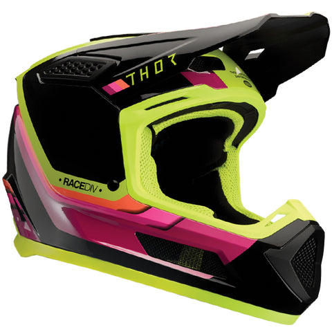 Thor Fleet Defy Helmet - Gloss Black Acid