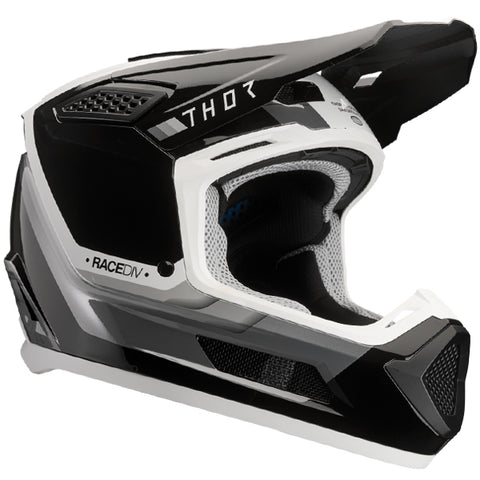 Thor Fleet Defy Helmet - Gloss Black White
