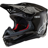 Alpinestars Helmet Supertech SM10 Solid Black Glossy Carbon