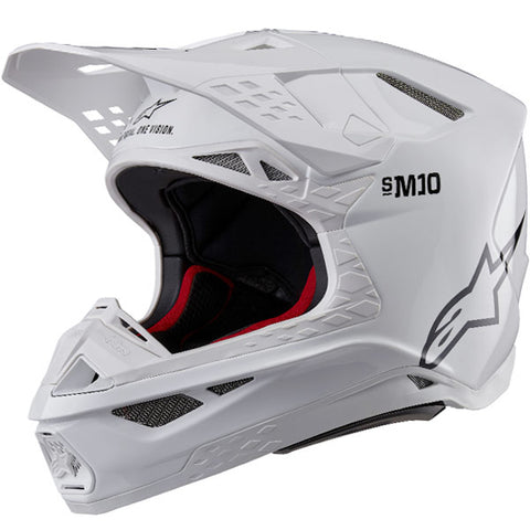Alpinestars Helmet Supertech SM10 Solid White Glossy