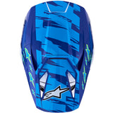 Alpinestars Youth SM3 Falcon Helmet Blue White Black Pink Yellow Fluo Gloss