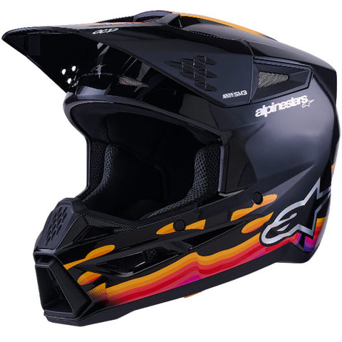 Alpinestars Helmet SM3 Force Helmet Black Gloss