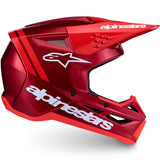 Alpinestars SM3 Radium Helmet Red Motochrome Red Fluo White Gloss