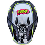 Alpinestars Helmet Supertech S-M7 Blaster Helmet - Black Grey White Yellow Fluo Gloss