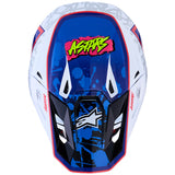 Alpinestars Helmet Supertech S-M7 Blaster Helmet - White Blue Red Gloss