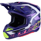 Alpinestars Helmet Supertech S-M7 Deed Helmet - Purple Pink Gloss