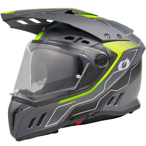 ONeal Sierra RS Adventure Helmet V26 Echo Black Neon Yellow
