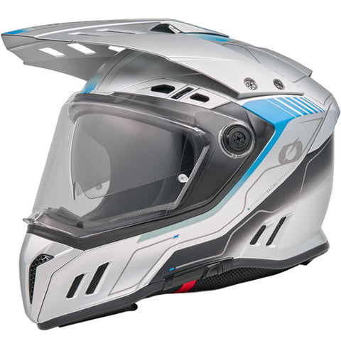 ONeal Sierra RS Adventure Helmet V26 Echo Grey Blue
