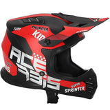 Acerbis Profile Kids Motocross Helmet - Black Red