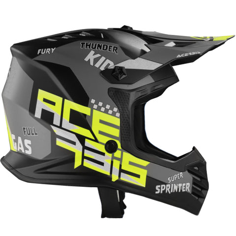 Acerbis Profile Kids Motocross Helmet - Nero Giallo